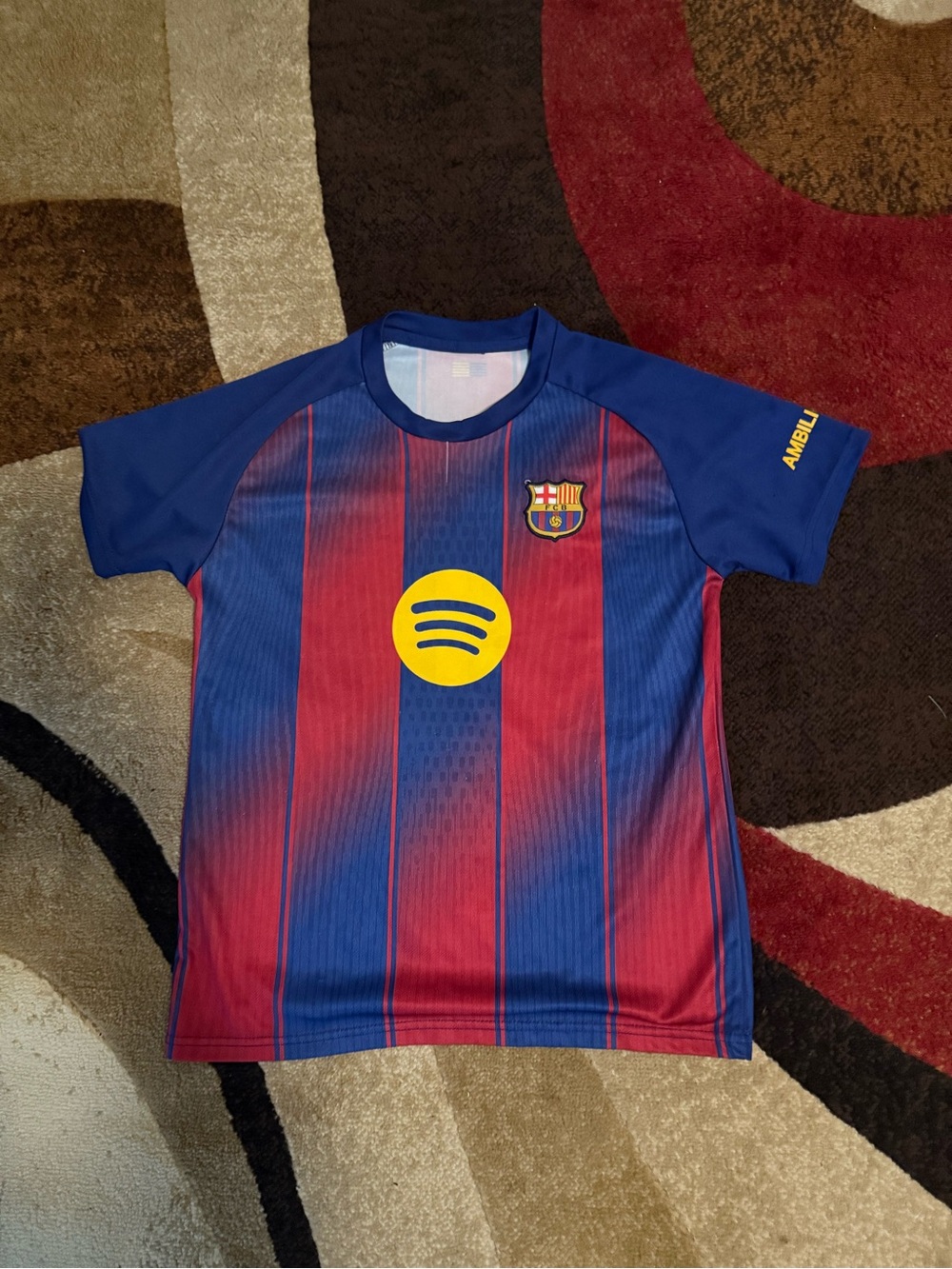 Barcelona football/soccer club jersey size medium